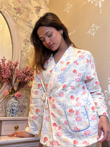 Blossom Morning Cotton Pajama Set